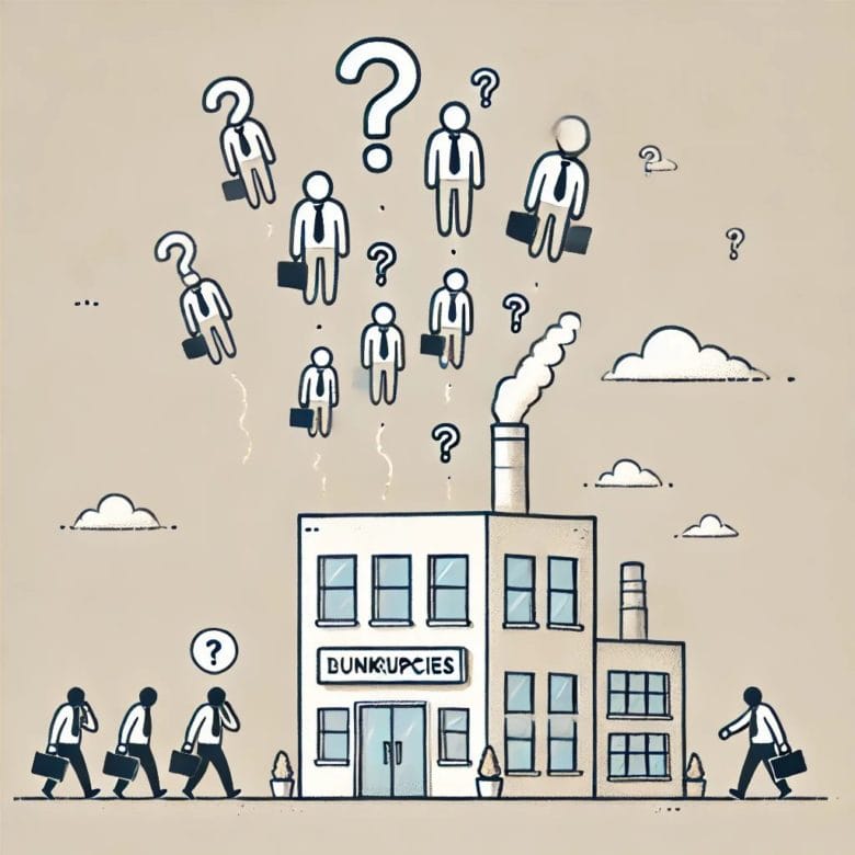 人手不足のイラスト