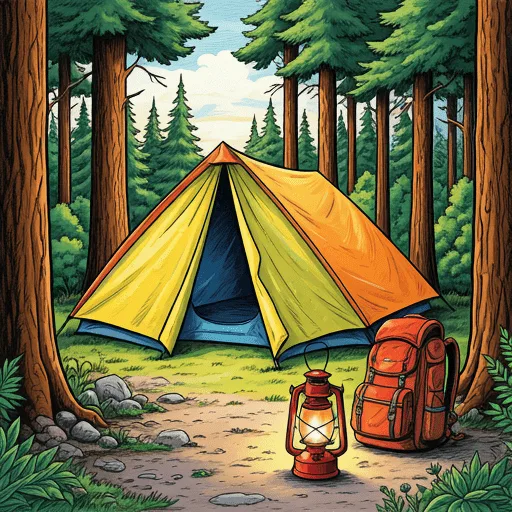 テントイラスト