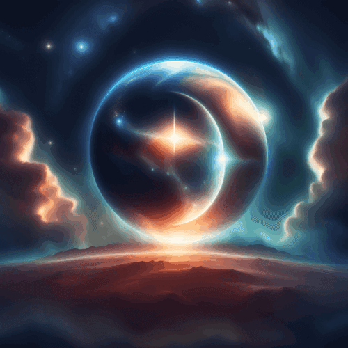 地球に「第2の月」イラスト