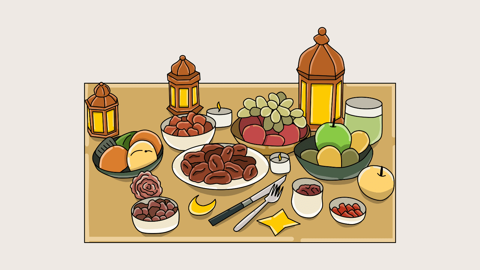 家族で料理をシェアするイメージ